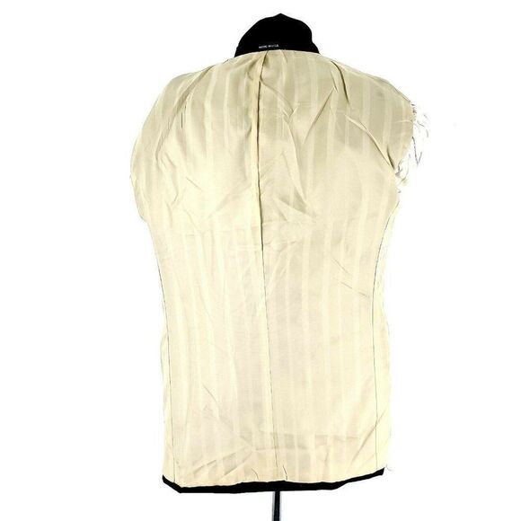 Chaps Ralph Lauren Wool 4 Button Tuxedo Jacket 40R Black - Picture 10 of 10